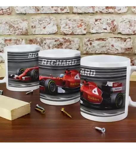 PERSONALISED FORMULA 1 MUG
