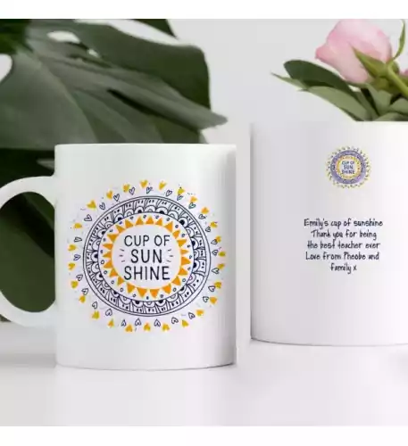 Personalised Cup of Sunshine Mug