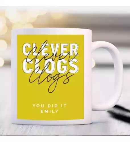 Personalised Clever Cloggs Mug