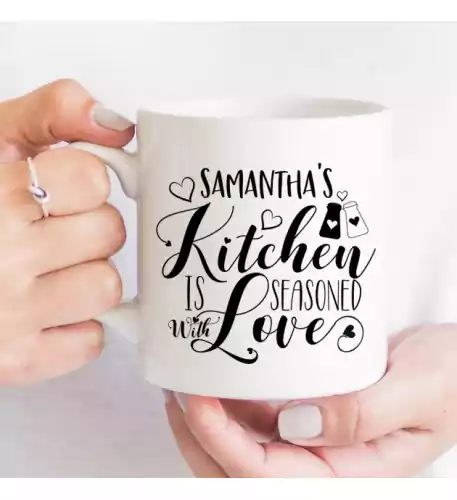 Personalised Seasoned With Love Mug