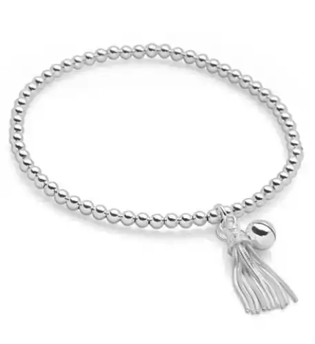 Silver Tassel Bracelet