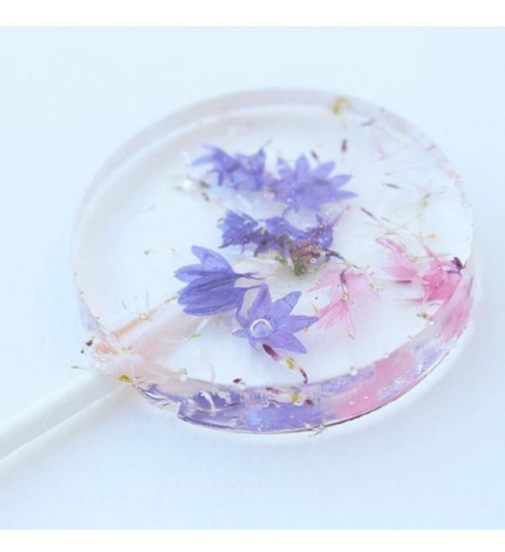 Edible Flower Lollipops