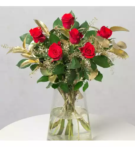 Christmas Red Roses