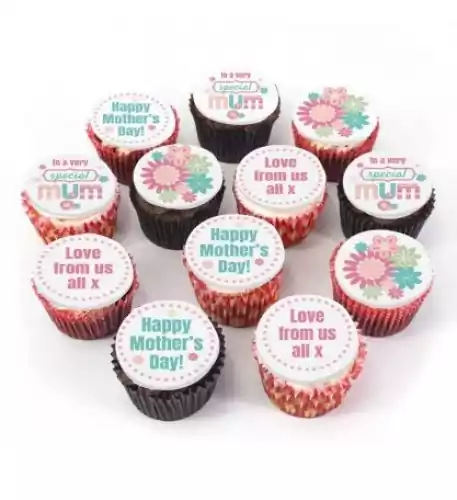 12 Special Mum Cupcakes