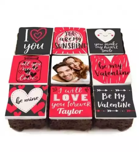 9 My Valentine Brownies