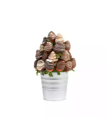 Chocolate strawberry Vase