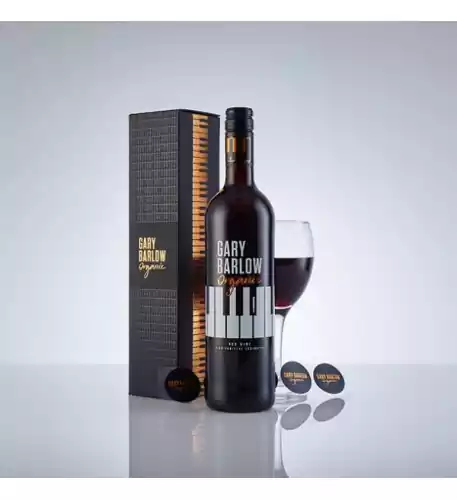 A Gary Barlow Organic Red Wine in Bespoke Gift Box