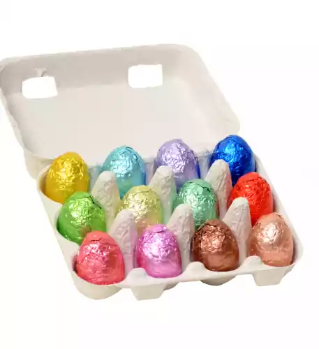 Easter box with 12 different Easter eggs